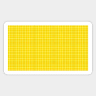 Believe in Yourself Yellow Plaids 001#005 Magnet